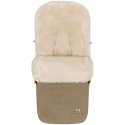 babycab Winterfußsack Lammfell Lille Wool, braun