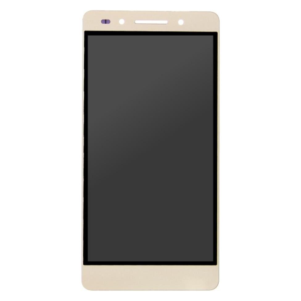 OEM Display-Einheit + Rahmen für Huawei Honor 7 gold (Display, Honor 7) (25434901)