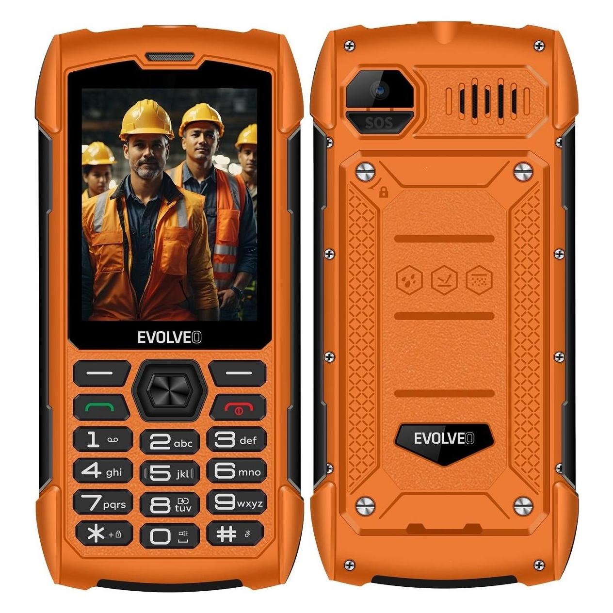Evolveo StrongPhone H1 orange / 2,8" / Dual-SIM / IP68 (2.80", 2 Mpx) (SGP-H1-OR)