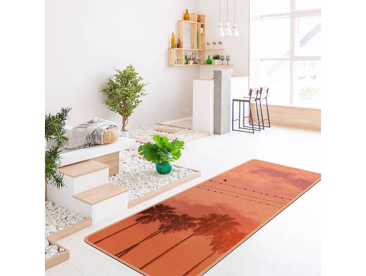 Tapis de yoga Oiseau en vol 183 x 61cm Multicolore