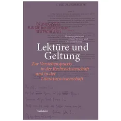 Lektüre und Geltung, Fachbücher von Christoph König, Dieter Grimm