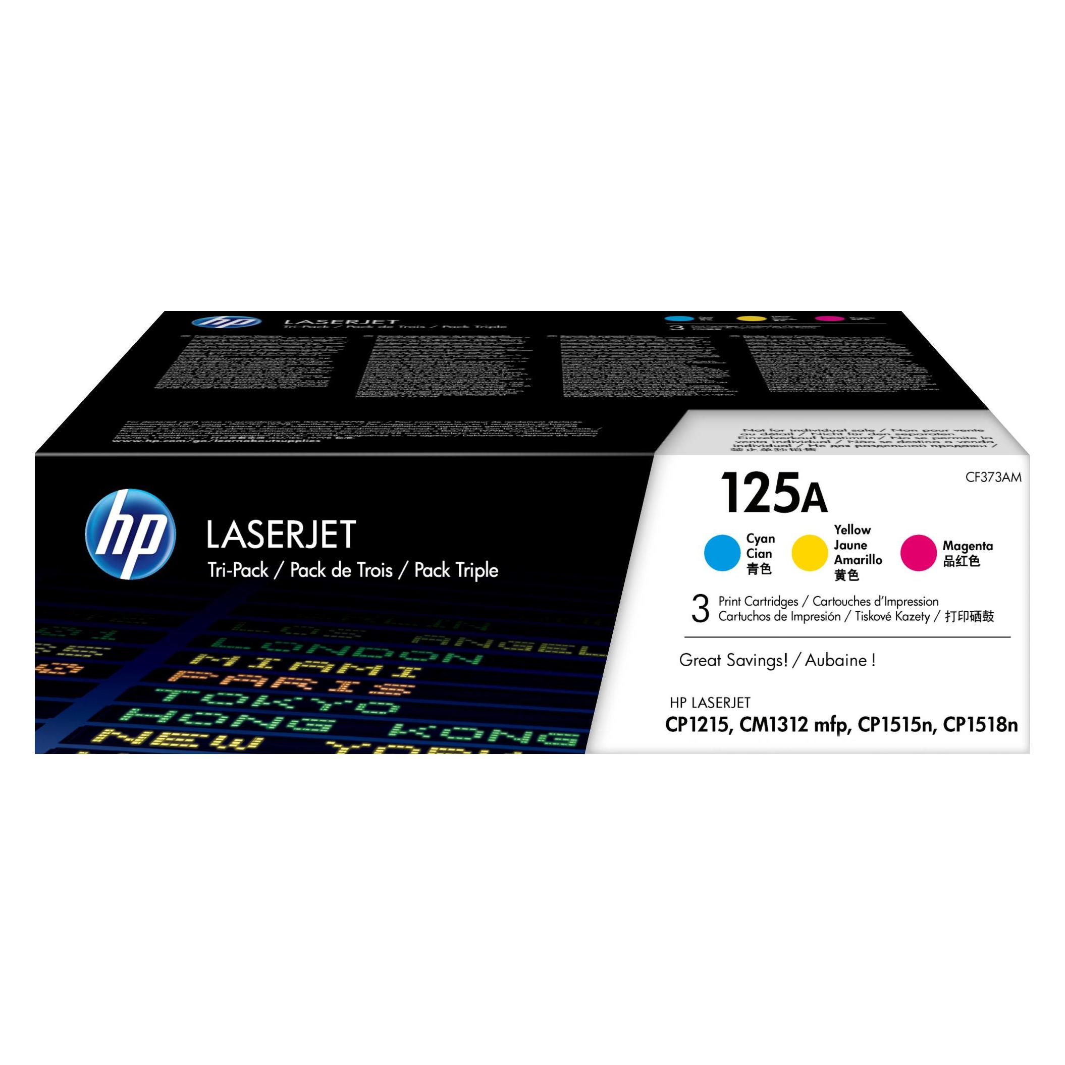 HP 125a (C, M, Y) (CF373AM)