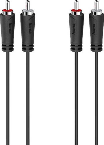 hama 00205258 Audio-Kabel, 2 Cinch-Stecker - 2 Cinch-Stecker, 3,0 m