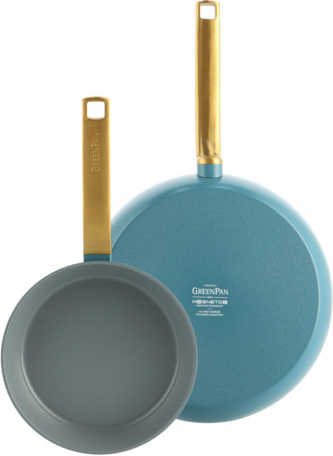Greenpan Evolution Frypan Set 2 Piece - 20cm & 28cm Blue