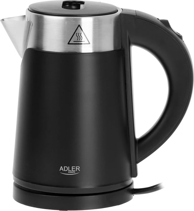 Adler Wasserkocher AD 1372b - kettle - black - Schwarz - 800 W