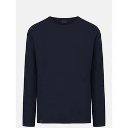 Hanseheld Herren Strickpullover Merino Marine Blau