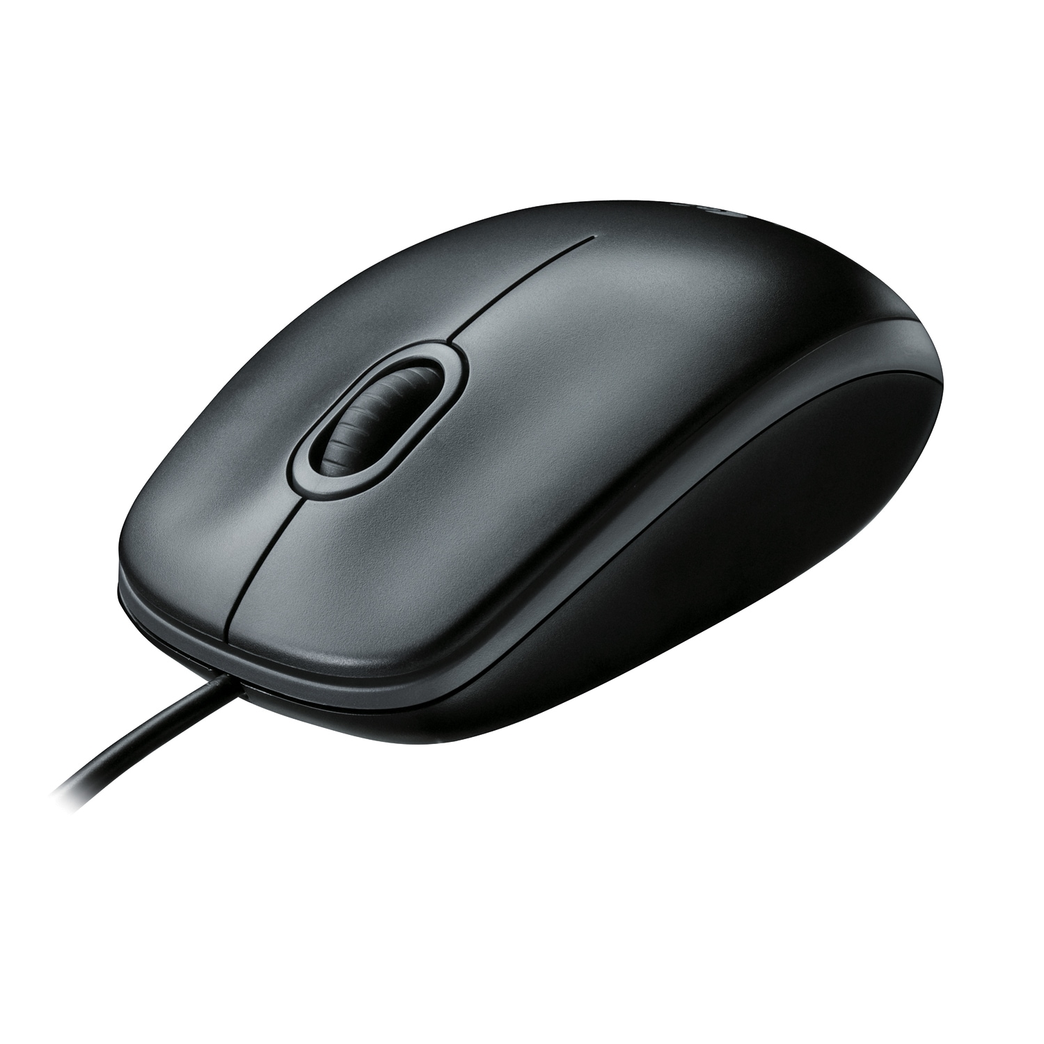 Logitech B100 Kabelgebundene Maus Schwarz Bulk 910-003357