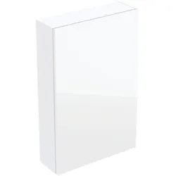 Geberit iCon Hängeschrank rechteckig, eine Tür, 45x70x15 cm, 502.318.01.2, Farbe: Korpus: weiß / lackiert hochglänzend, Front: weiß / Glas glänzend