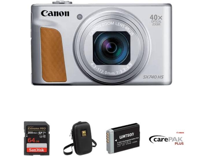 Canon PowerShot SX740HS Lite Travel Kit Zilver
