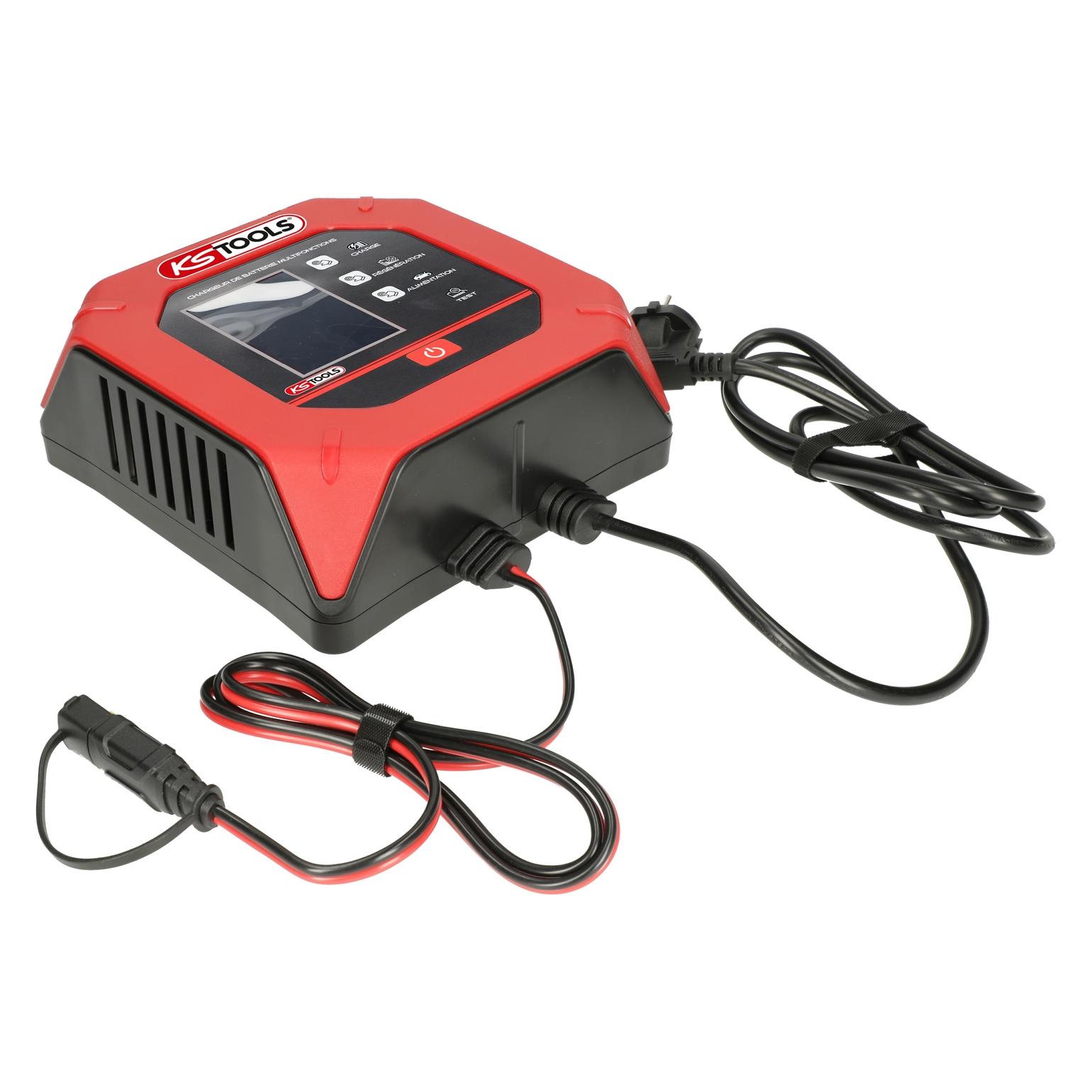KS Tools Batterieladegerät 12/24 V, 15 A/7,5 A (15 A, 12V, 24V) (550.1775)