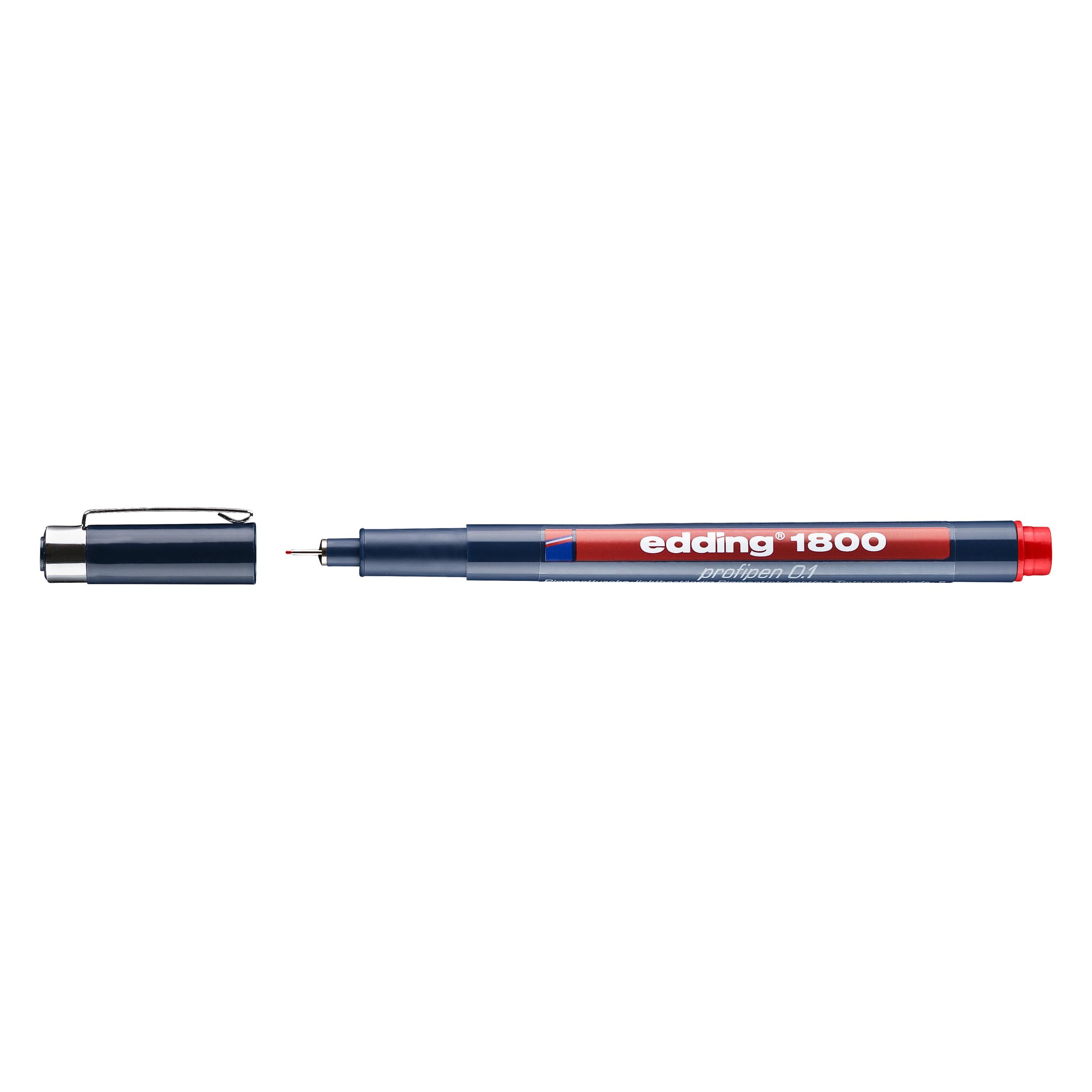 Edding Faserzeichner Profipen 1800 (10x) (1800-01-002)