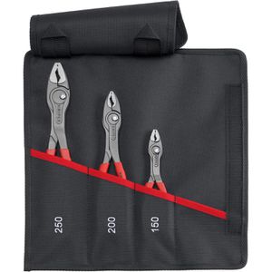 Knipex Frontgreifzange TwinGrip 001961V01 3-teilig, 150, 200 & 250 mm Länge, Schlüsselweiten 3 - 27 mm