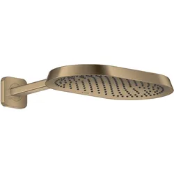 Hansgrohe AXOR ShowerSphere Kopfbrause 370x220 mm, 1jet mit Brausearm, Brushed Bronze