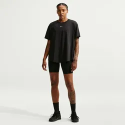 NIKE One Dri-FIT Tie-Back T-Shirt Damen 010 - black/white M