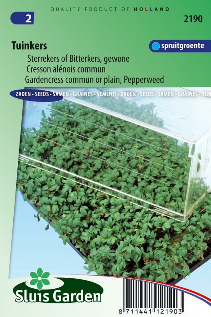 Sluis Garden Tuinkers zaden gewone Lepidium sativum
