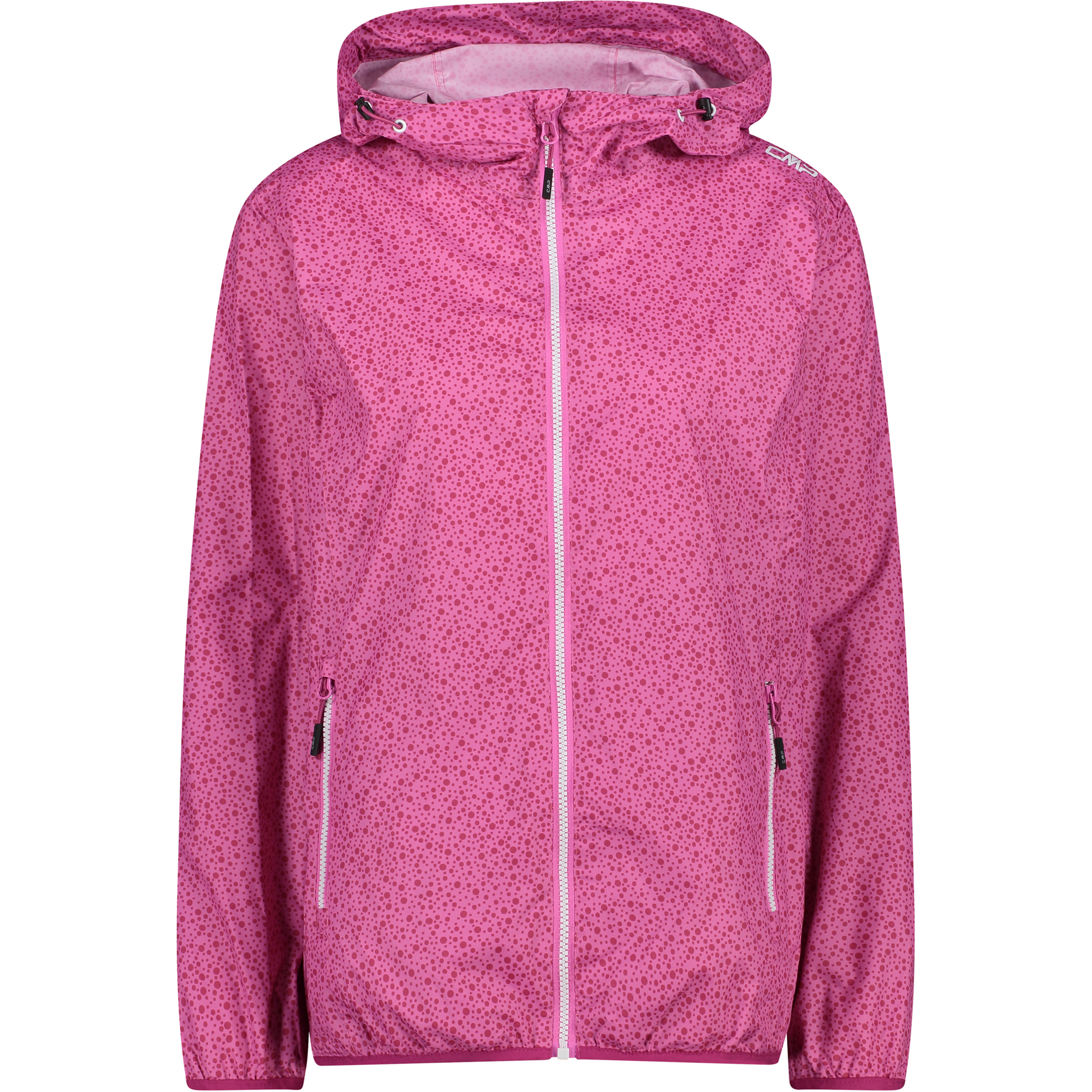 CMP Damen Regenjacke pink Größe S Trekking Klein verpackbar Wasserabweisend