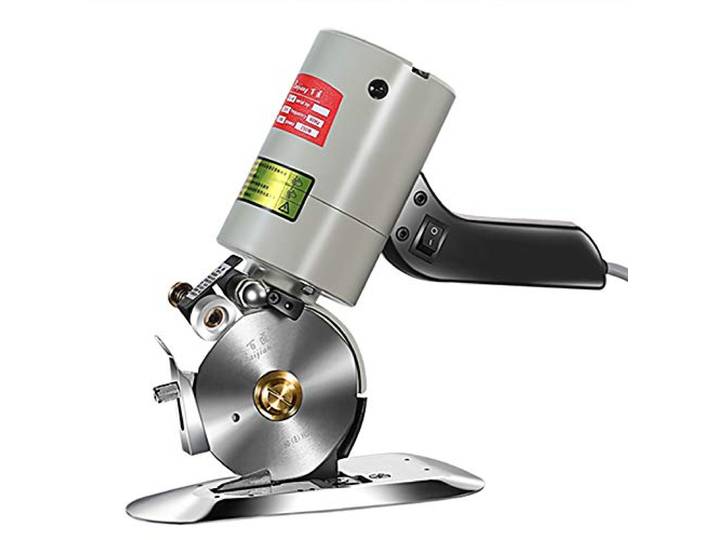 BJ-90 220V Elektrische Rundmesser Schneidemaschine, Kleidung Elektrische Schere Leder Stoffschneidemaschine 90MM
