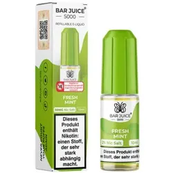 Fresh Mint NicSalt Liquid by Bar Juice 5000 10ml / 20mg