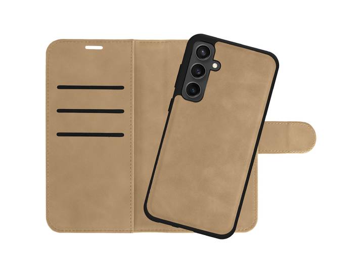 Just in Case Wallet Case 2 in 1 voor Samsung A35 Telefoonhoesje Bruin