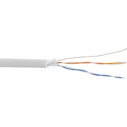 InLine® 69980C Telefon-Kabel 4-adrig, 2x2x0,6mm, zum Verlegen, 25m Ring