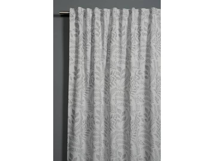 Sehlbach Fertiggardine mit Gardinenband, Rankenblätter, Grau, 140 x 245 cm Gardinen, Blickdichter Stoff, Öko-Tex Zertifiziert, Perfekter Faltenwurf, Vielseitige Anbringung