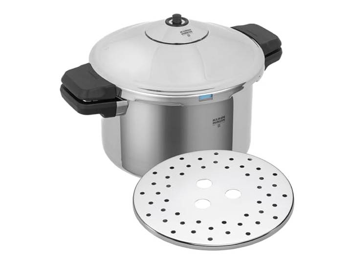 Kuhn Rikon Duromatic Inox Schnellkochtopf 5L, 22cm Edelstahl Dampfkochtopf