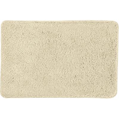 Badematte KLEINE WOLKE "»Scott«, Badvorleger, Badezimmer Teppich", beige (natur), H:12mm, Polyester, Badematten, Badematte, Badteppich, Uni Farben, weich & kuschelig