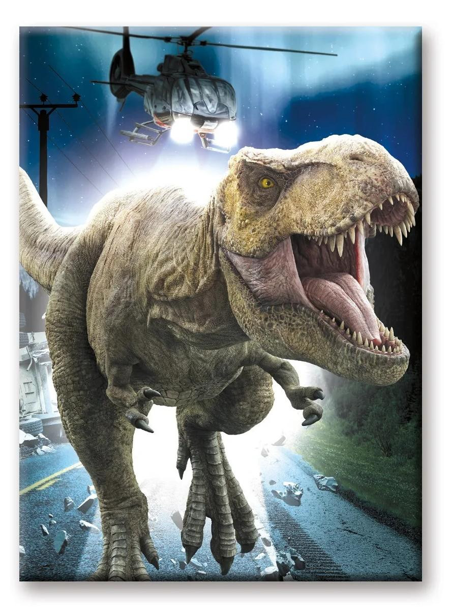 Jurassic World T-Rex Magneet, 6,3 x 8,9 cm