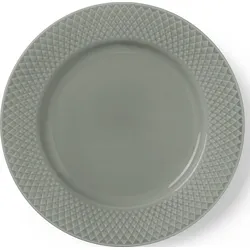 Rhombe Earth Frühstücksteller 21 cm graugrün