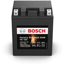 Motorradbatterie BOSCH 0 986 FA1 250 AGM 12V 12Ah 210A FA125