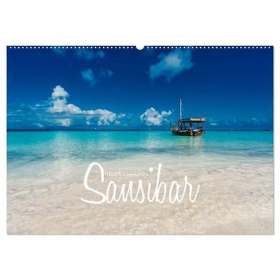 Inselparadies Sansibar (Wandkalender 2027 DIN A2 quer), CALVENDO Monatskalender