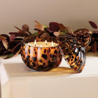 Glass Pumpkin Candle - Ballard Designs