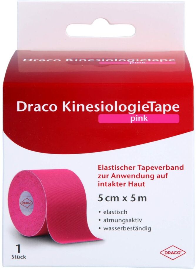 Draco Kinesiologietape 5 Cmx5 M Pink