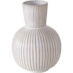 Vase DEBORAH (DH 18x25 cm) - weiß - DH 18x25 cm