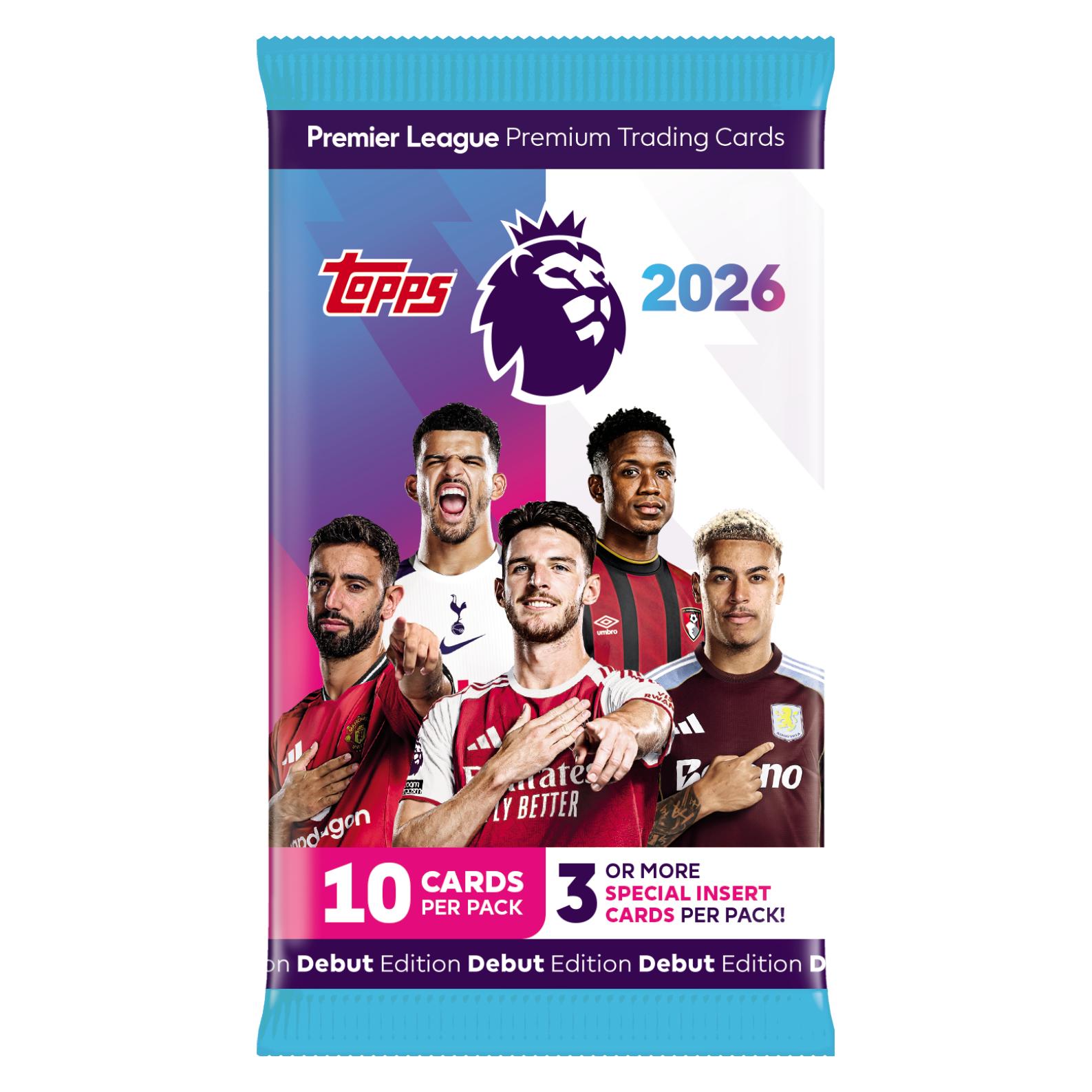 Topps - Premier League Cards (PL25-01) (Englisch, Booster Display, Booster Pack) (PL25-01)