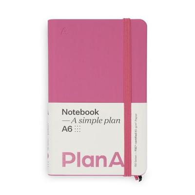 Notizbuch A6 Hardcover Candy Pink Punktiert, 192 Seiten