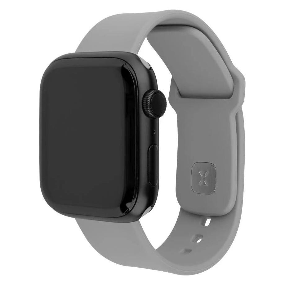 Fixed Silicone Sporty Strap Apple Watch 38/40/41mm Hellgrau (Silikon) (FIXSST2-436-LGGR)