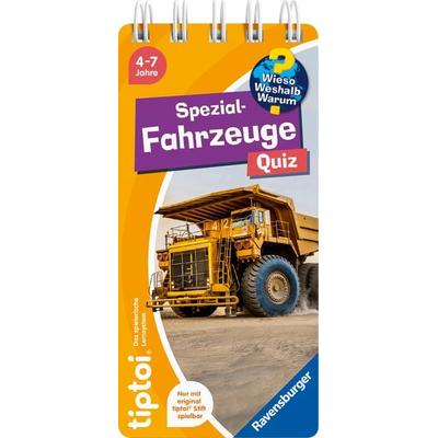 tiptoi® Wieso? Weshalb? Warum? Quiz - Spezialfahrzeuge, Gebundene Ausgabe von , Ravensburger Verlag GmbH, 978-3-473-49313-5