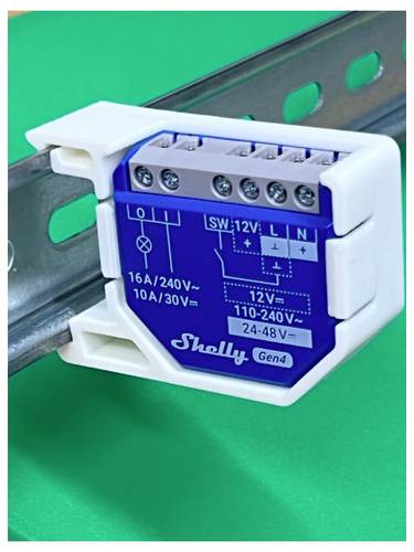 SOIXX 90° 35MM Shelly Hutschienenmodul