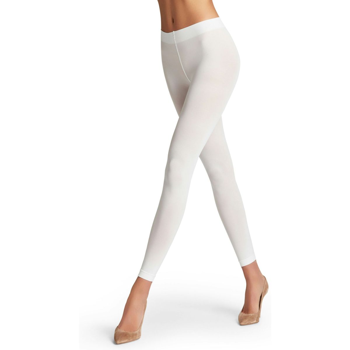 Falke Pure Matt 50 DEN Damen Leggings white (2209) M 43151-2209-M