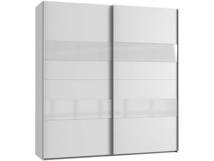 Kleiderschrank Akshay weiss Holzwerkstoff B 225 cm