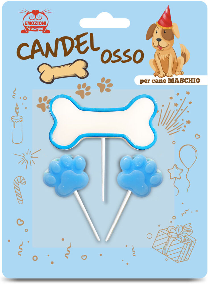 COLTIVIA Candelosso Cane Maschio Azzurro 1 PZ
