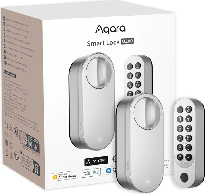 AQARA Smart Lock U200 Kit (EL-D02DS), silber