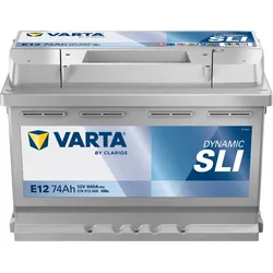VARTA E12 Blue Dynamic 12V 74Ah 680A Autobatterie 574 013 068