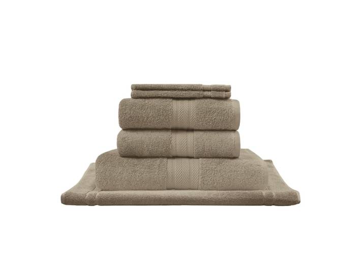 Eensemble de bain avec tapis 6 pièces mastic