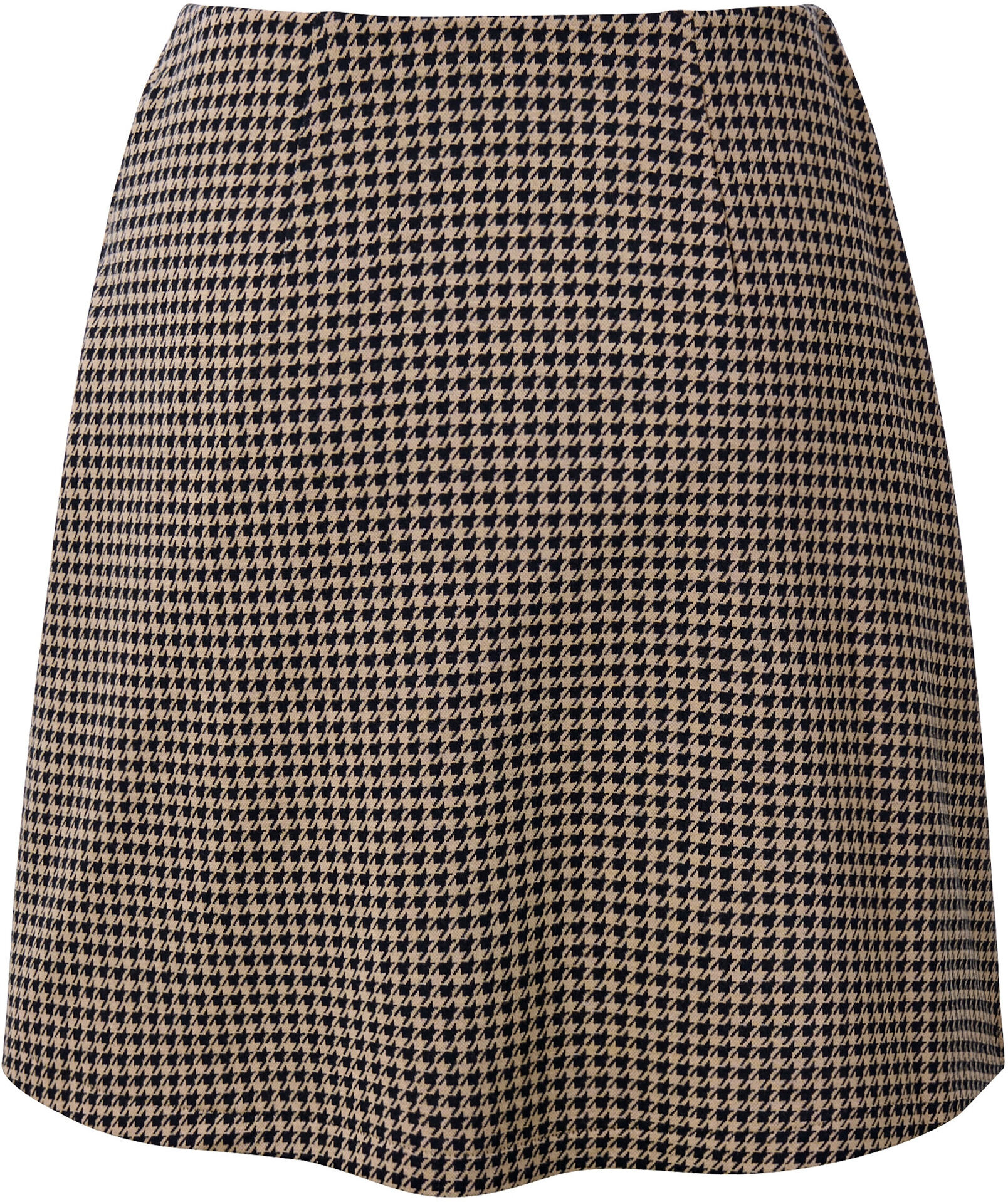 Tchibo - Sweatrock mit Hahnentritt-Jacquard - Damen - Gr. XL - schwarz/jacquard