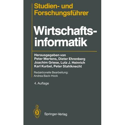 Studien— und Forschungsführer, Taschenbuch von Peter Mertens,Dieter Ehrenberg,Joachim Griese, Springer Berlin, 978-3-540-55094-5