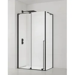 Duschabtrennung quadratisch 100x100 cm SAT Walk-In Xmotion SATBWIXMN100S100C