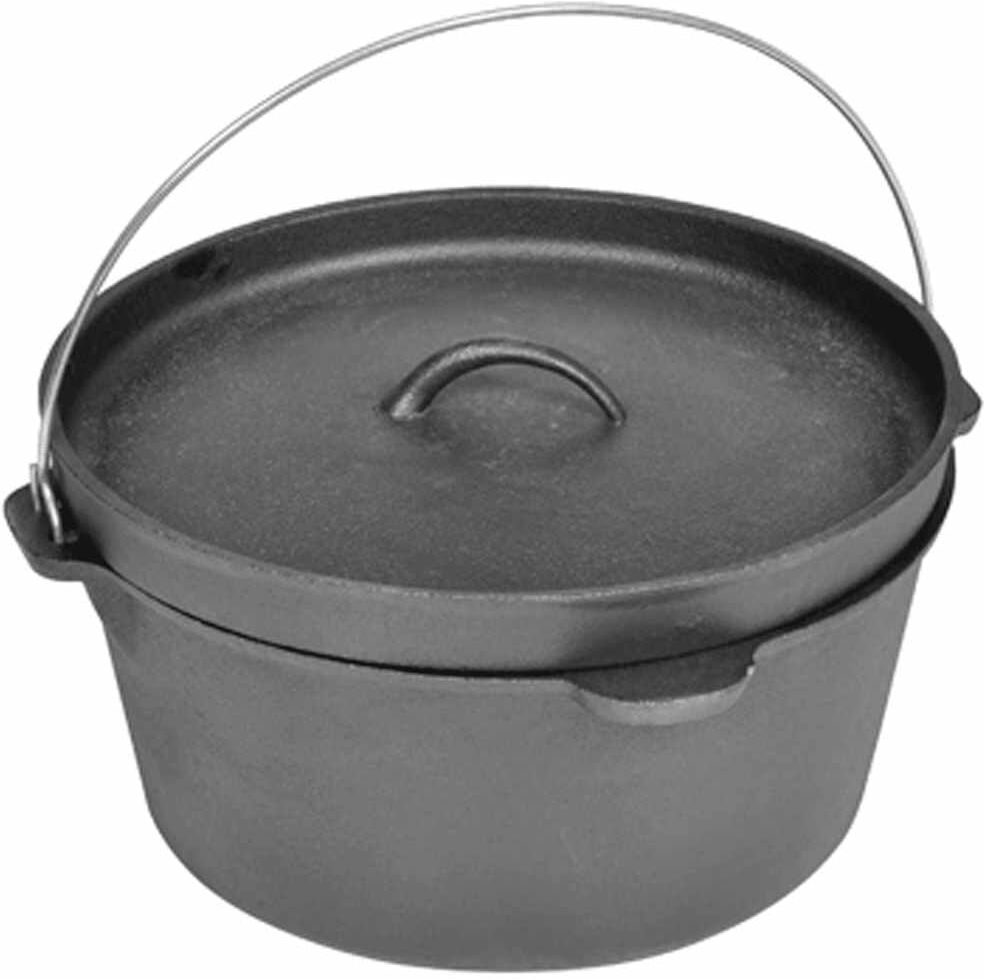 vidaXL Casserole de cuisson en fonte type four hollandais