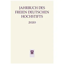 Jahrbuch des Freien Deutschen Hochstifts 2020, Fachbücher von Anne Bohnenkamp